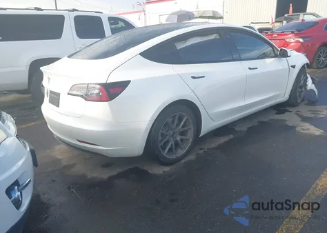 2021 Tesla Model 3 Standard Range Plus Rear-Wheel Drive из США, поврежденный, VIN 5YJ3E1EA8MF045667
